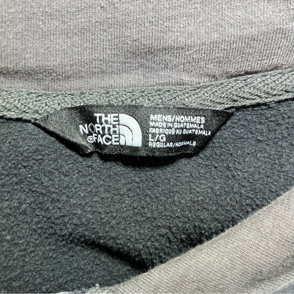 The North Face Sweatshirt Mens Large Black Dome Logo Hoodie Pullover - Picture 5 of 7
